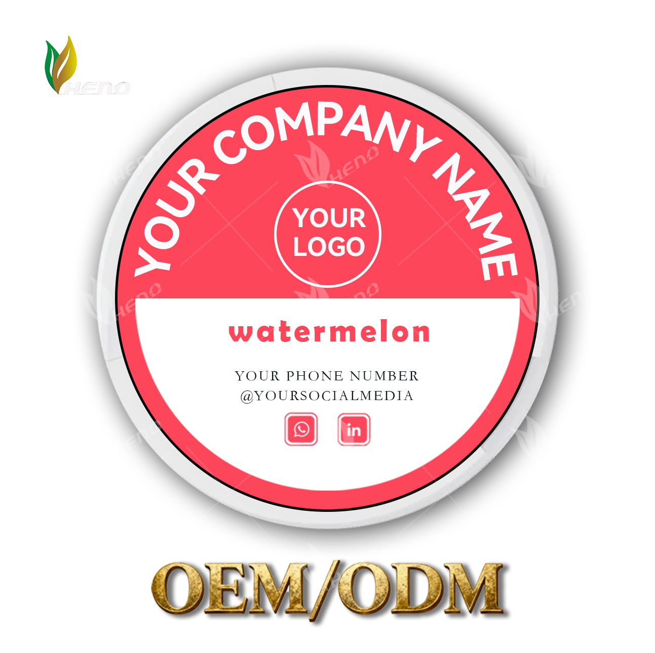 Woreczki nikotynowe o smaku arbuza