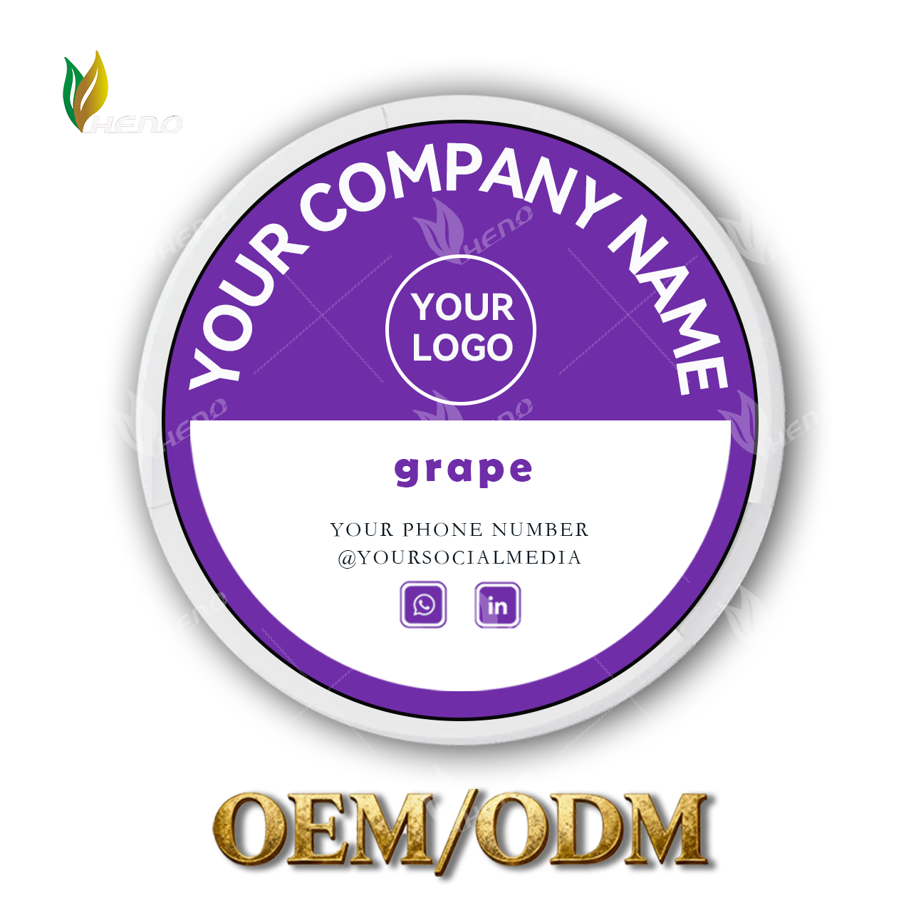 Woreczki nikotynowe o smaku winogronowym